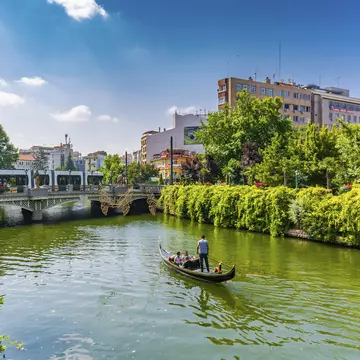 Eskisehir, Turkey - August 01, 2015 Porsuk River view in Eskisehir. Eskisehir is a modern city in center of Anatolia.
CLEARED FOR DIGITAL USE ONLY -