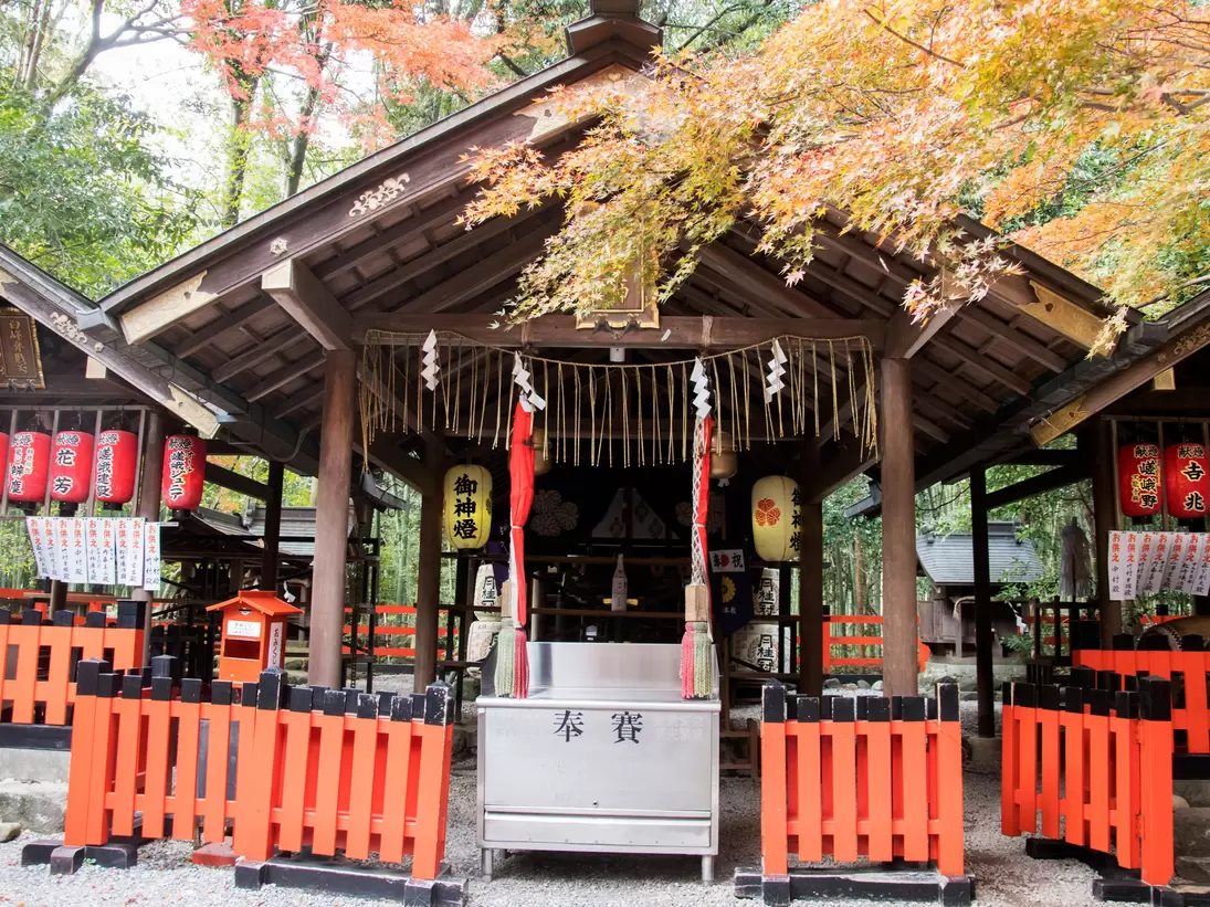 Kyoto, Japan-26 Nov, 2019: Nonomiya-jinja in Kyoto. A Shinto shrine in the Arashiyama district on the west side of the city of Kyoto in Kyoto prefecture, License Type: media, Download Time: 2026-05-27T17:44:16.000Z, User: LP_NZhan, Editorial: true, purchase_order: 65050 - Digital Destinations and Articles, job: App Content, client: Lonely Planet App, other: Nadine Zhan