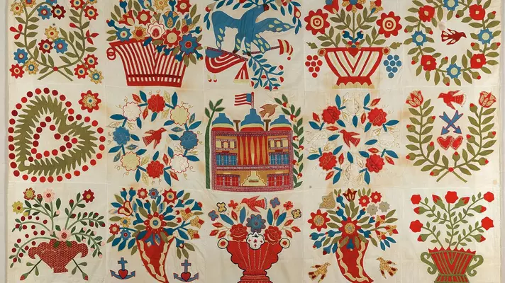 Baltimore-Style Album Quilt