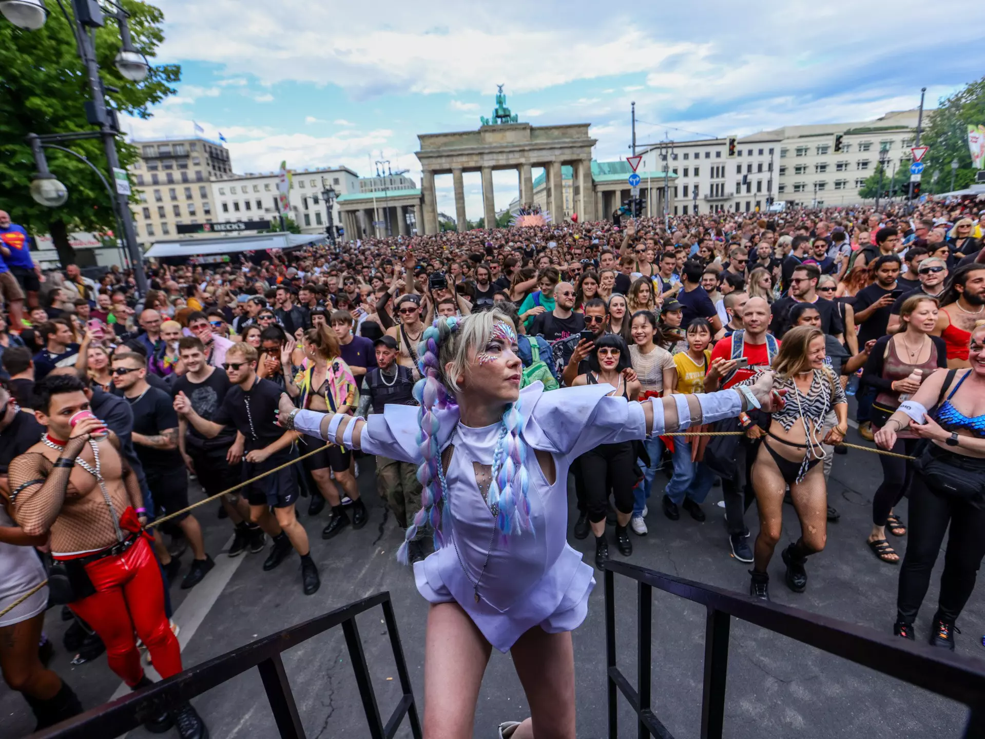 The successor to Berlin’s legendary Love Parade, Rave the Planet returns for its second outing this July © Omer Messinger / Getty Images