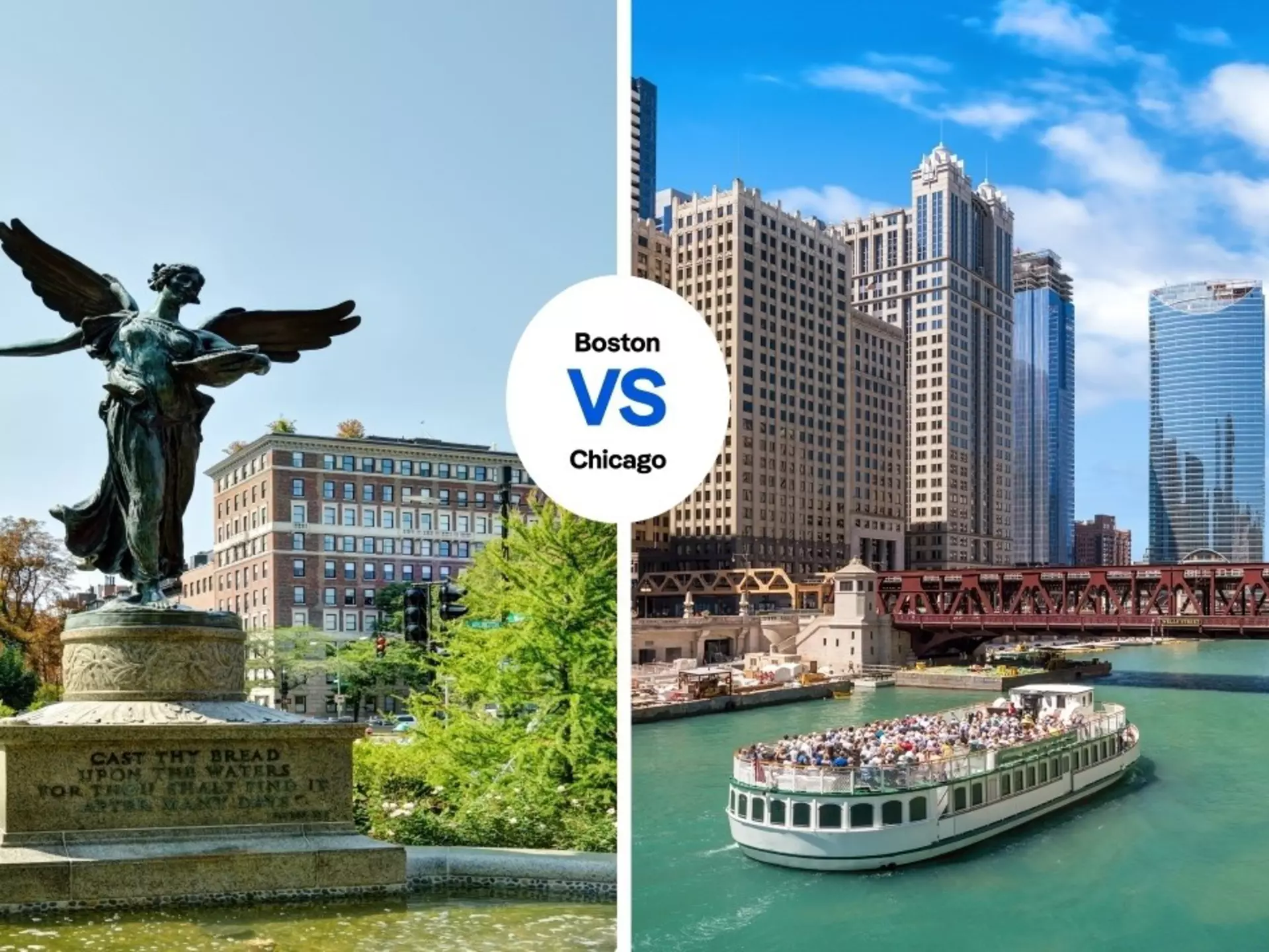 The age-old question: Boston or Chicago? Jorge Salcedo/Shutterstock, f11photo/Shutterstock