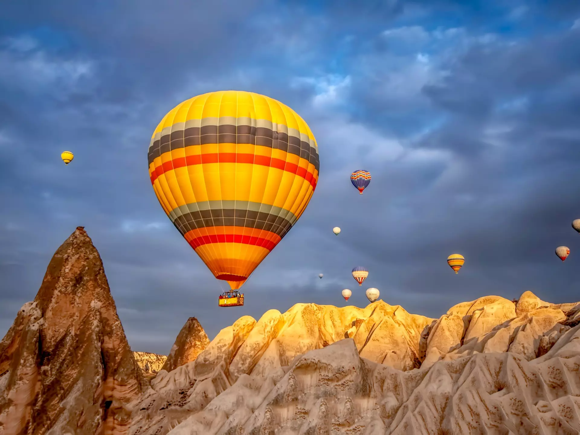 Cappadocia is one of the best places in the world for hot air ballooning. Darkdiamond67/Shutterstock