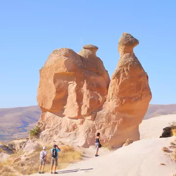 Camel rock at Devrent valley (Imaginary valley) in Cappadocia, Turkey.; Shutterstock ID 1086845579; your: Bridget Brown; gl: 65050; netsuite: Online Editorial; full: POI Image Update
