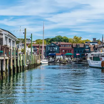 Bowens Wharf in Newport, Rhode Island.