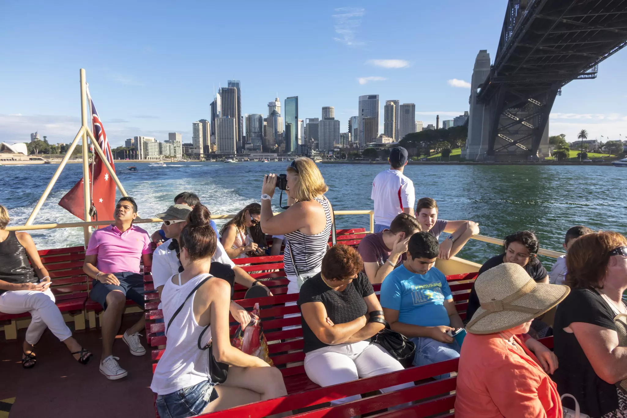 Passing under the Sydney Harbour Bridge by ferry gives you a true sense of just how big it is © Jeff Greenberg / Universal Images Group via Getty Images