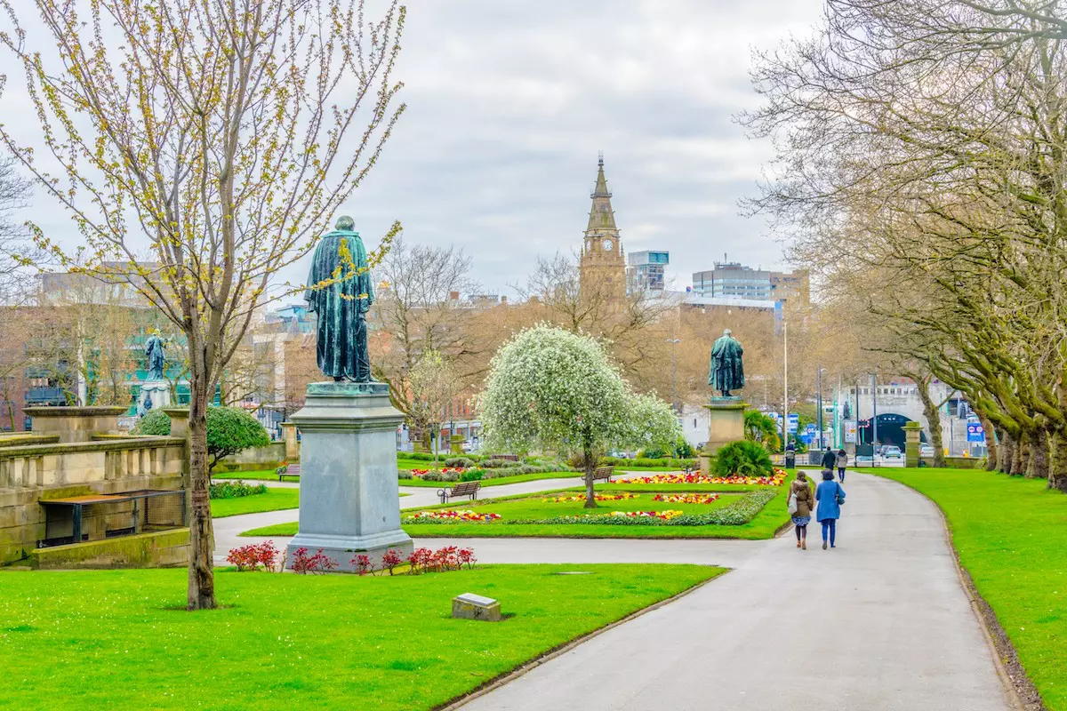 Garden of Saint John in Liverpool is one of the great spots for a walk © trabantos / Shutterstock