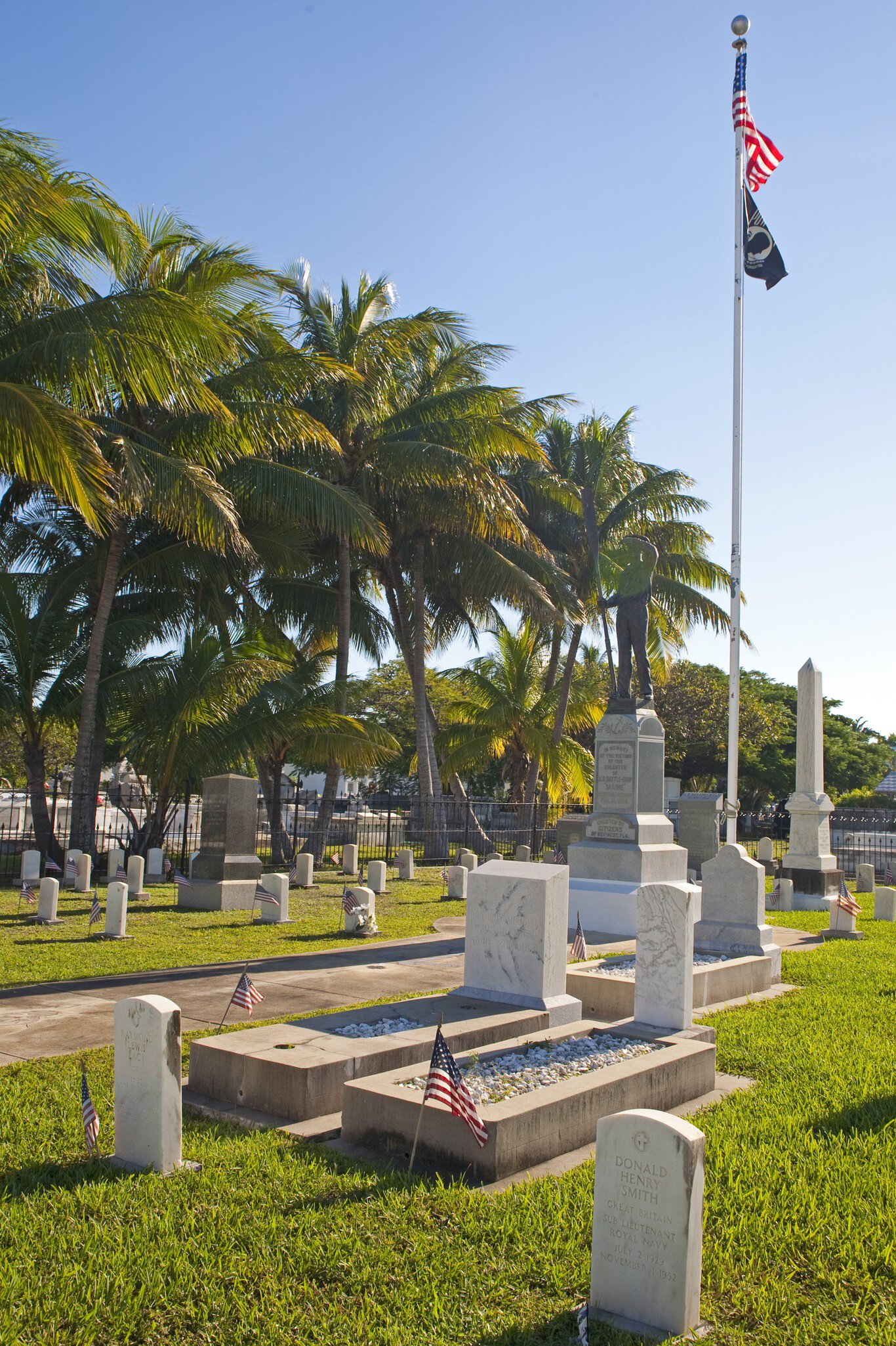 (GERMANY OUT) Amerika, USA, Florida, Key West, Sunshine State,Atlantic Ocean , Caribbean Sea, Island,  Key West Cemetery, cemetery  (Photo by Franken/ullstein bild via Getty Images)