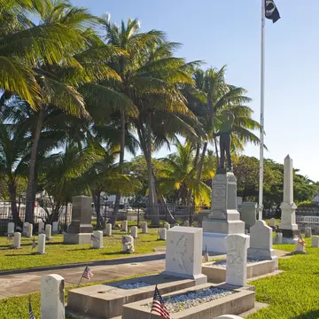 (GERMANY OUT) Amerika, USA, Florida, Key West, Sunshine State,Atlantic Ocean , Caribbean Sea, Island,  Key West Cemetery, cemetery  (Photo by Franken/ullstein bild via Getty Images)