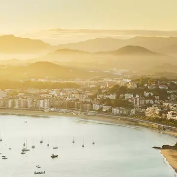 La Concha Bay and beach, San Sebastián, the Basque Country. Justin Folkes for Lonely Planet