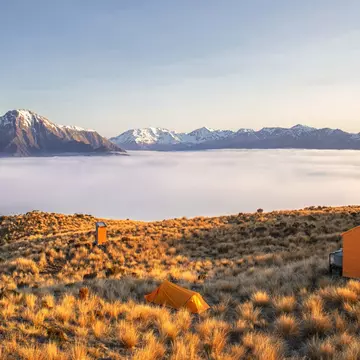 Mt Brown Hut in Lake Kaniere Scenic Reserve, New Zealand's West Coast. NicksPlace/Getty Images