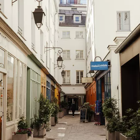 Passage Molière, in the 3 arrondissement, Paris, France.