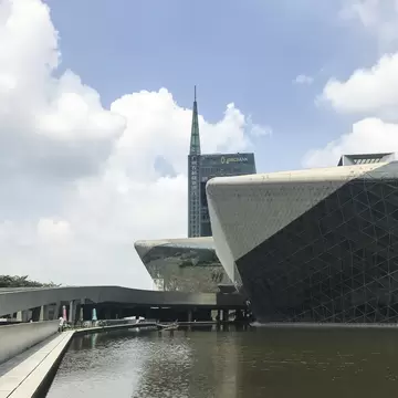 Zaha Hadid's Guangzhou Opera House.