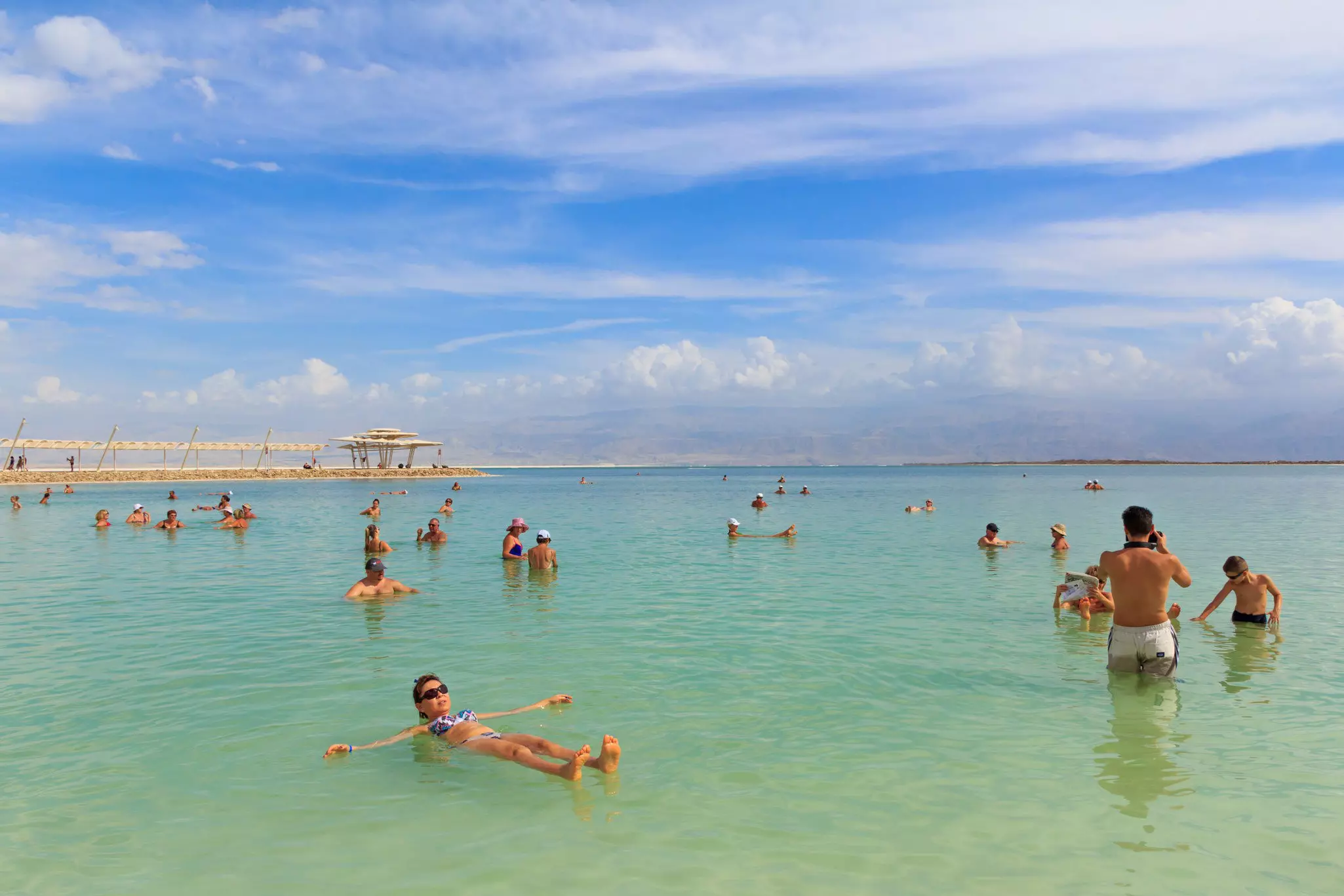 Float in the waters of the Dead Sea and enjoy a spa treatment nearby © Pavel Savchuk / Shutterstock