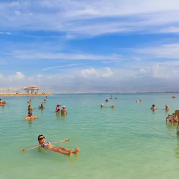 Have a blissful float on the Jordanian shore of the Dead Sea. Pavel Savchuk / Shutterstock