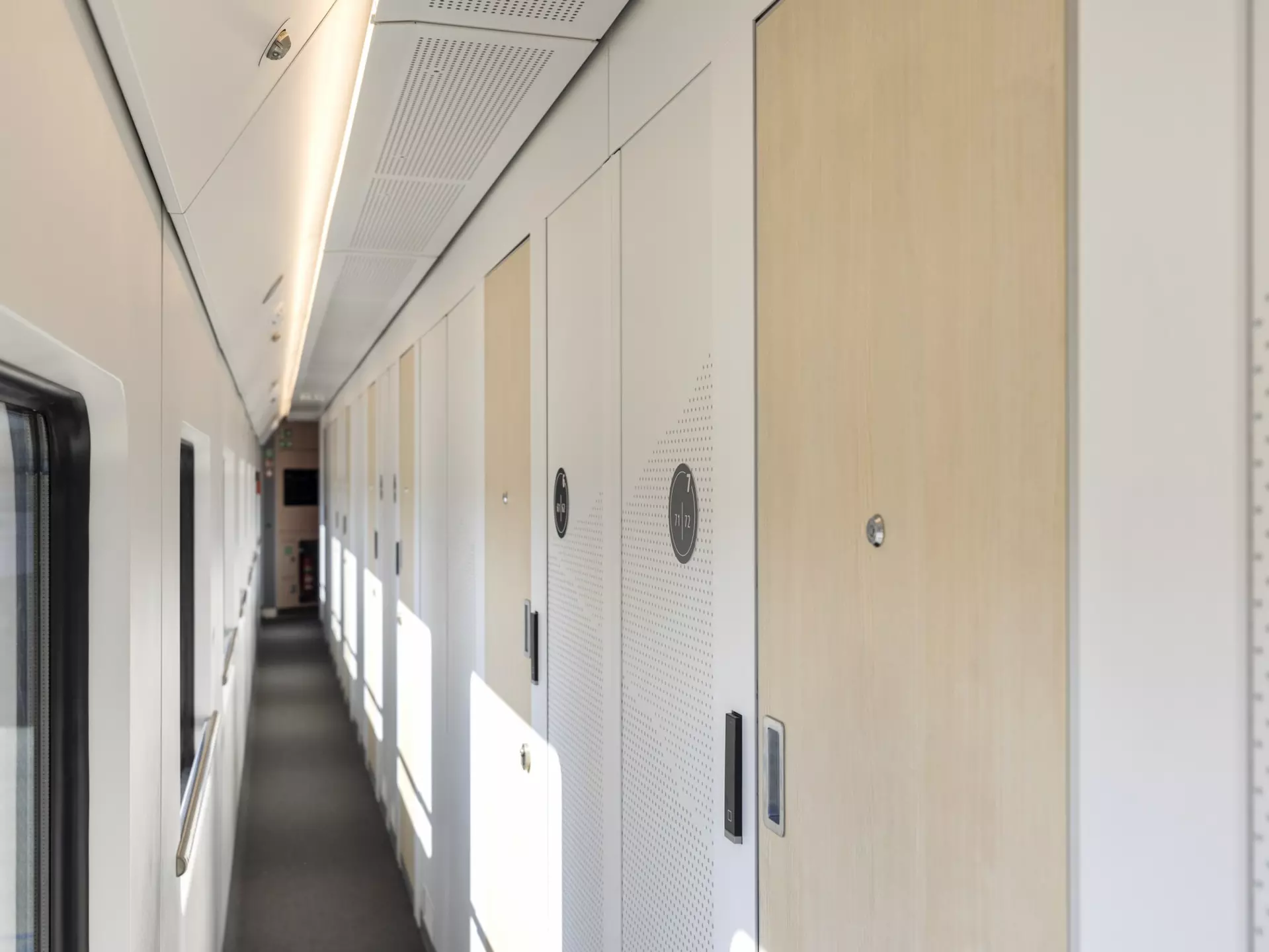 The new Nightjet sleeper train fleet has individual compartments called mini cabins © ÖBB_Harald Eisenberger