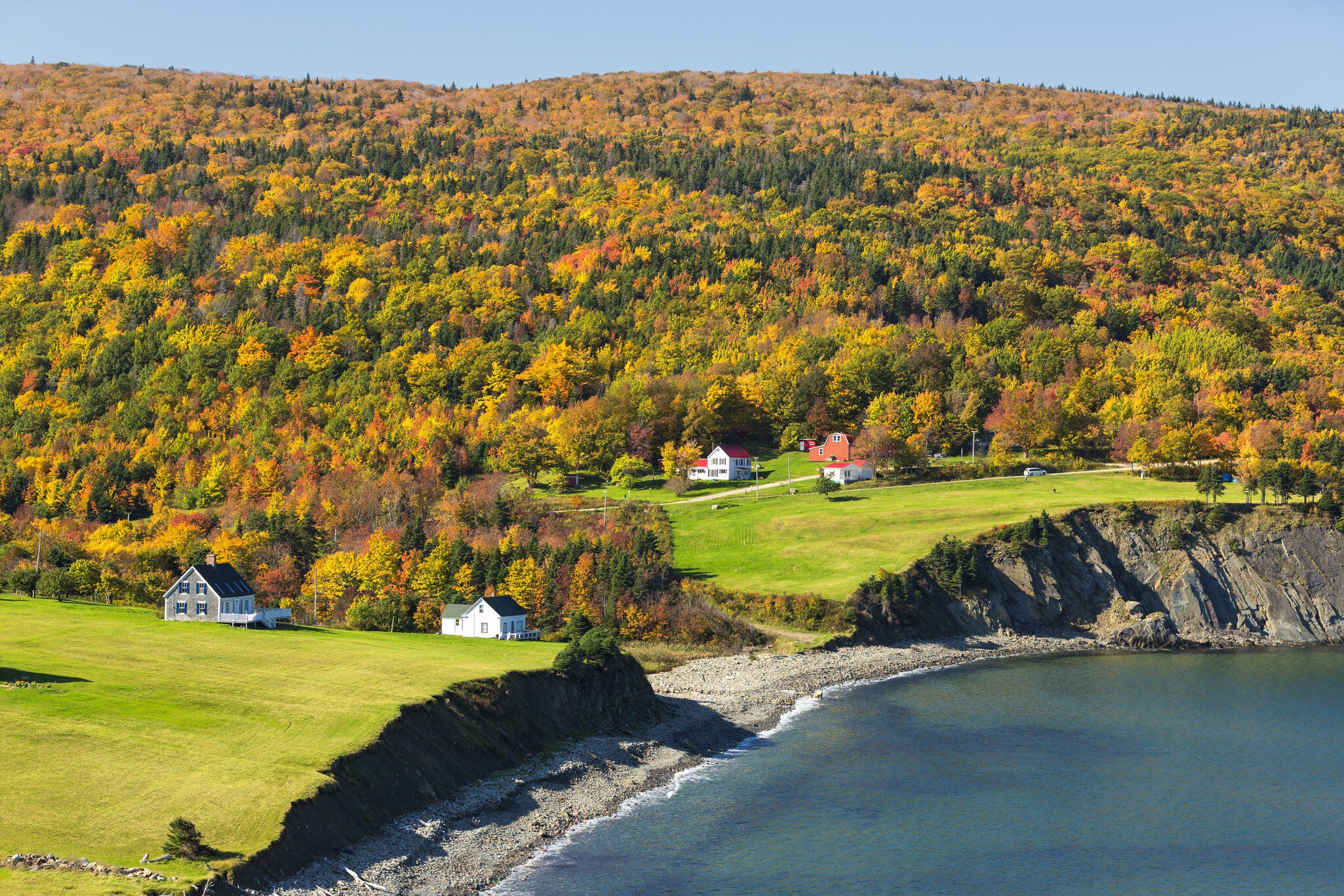 Coastline, Capstick, Cape Breton Highlands, Nova Scotia, Canada. All Canada Photos / Getty Images