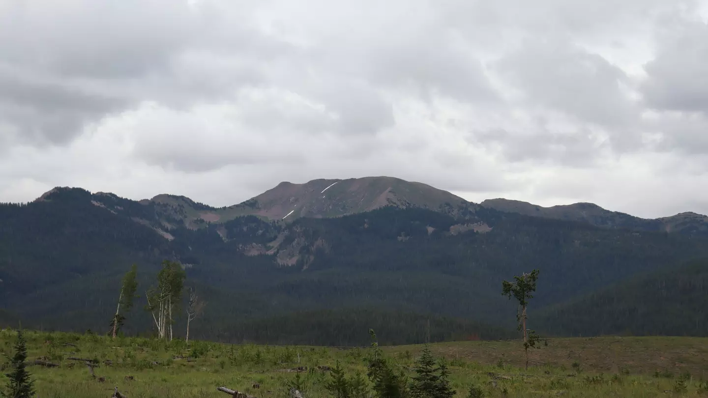 View of the mountains from the Lost Lake Trail near Vail, Colorado