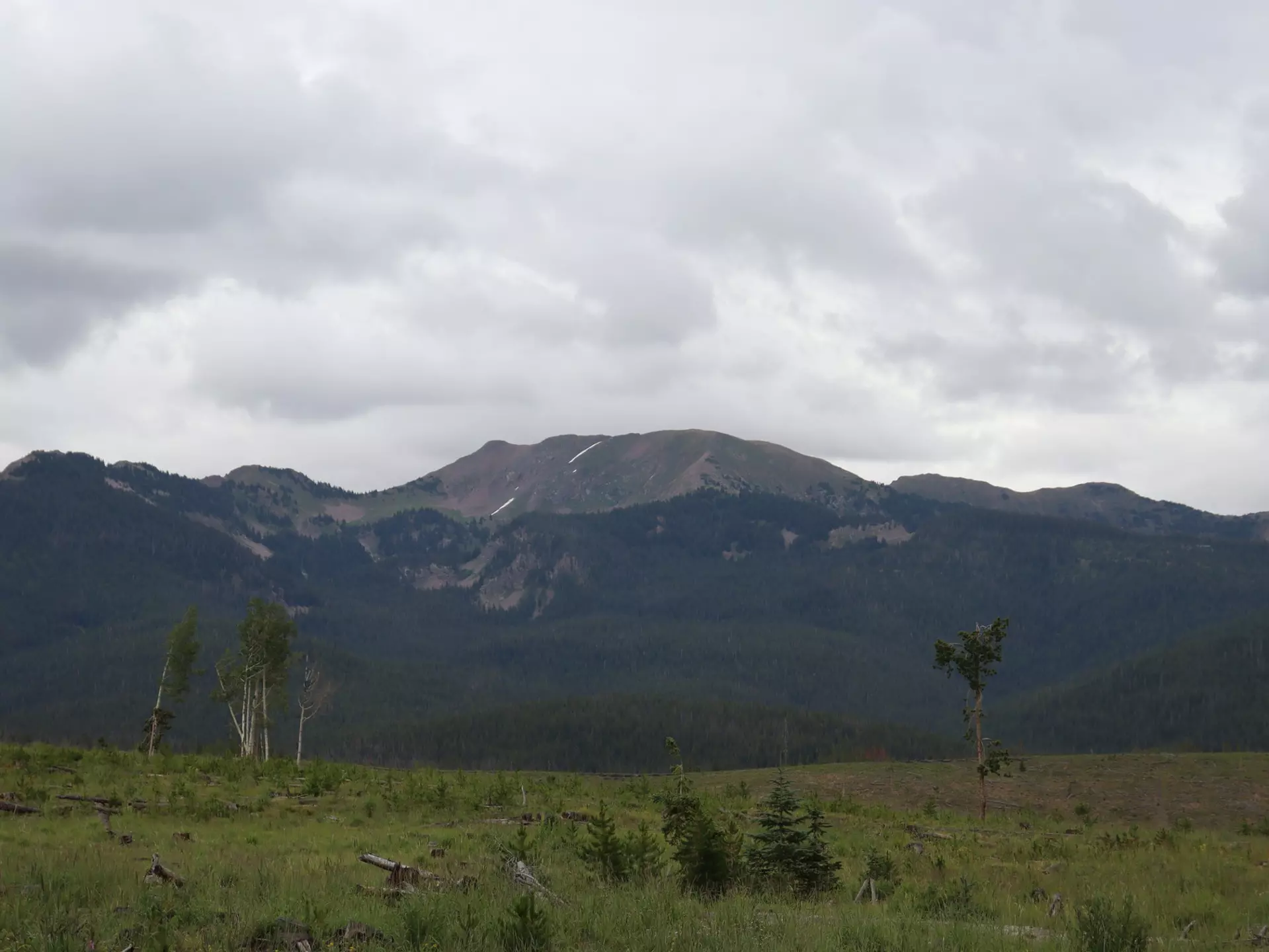 View of the mountains from the Lost Lake Trail near Vail, Colorado