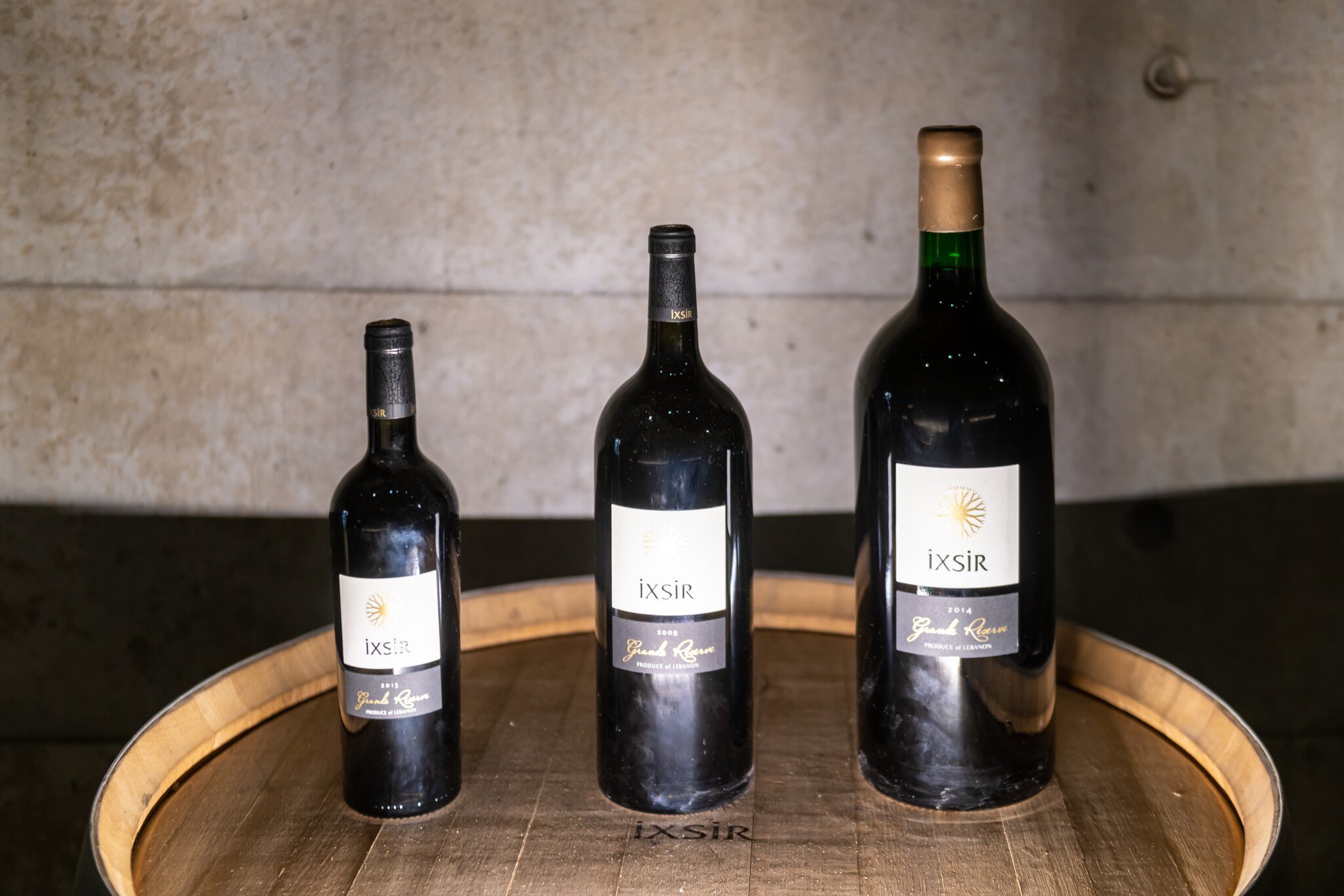 Batroun, Lebanon - April 27, 2023 -  Ixsir Wine Bottles in the cellar ; Shutterstock ID 2295083353;