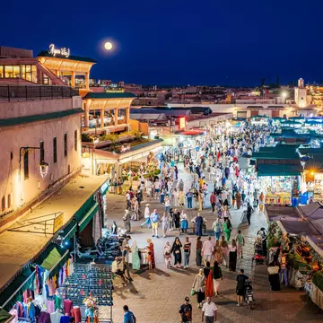 Djemaa El Fna, Morocco. arkanto/Shutterstock