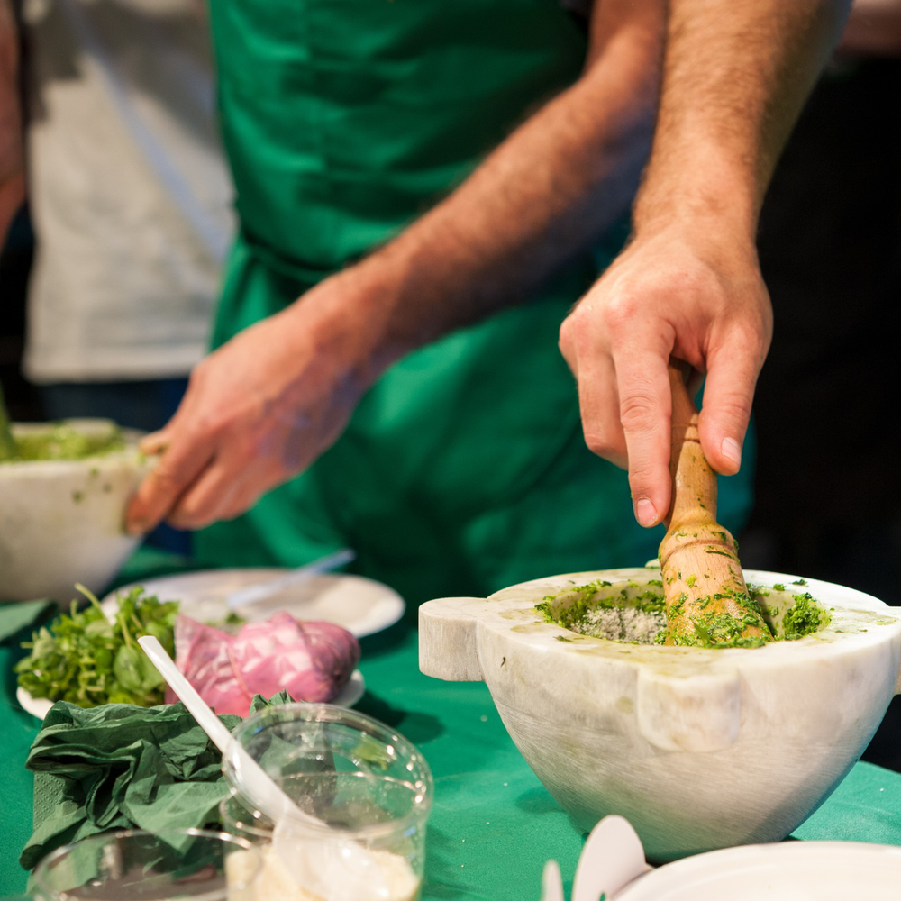 Pesto in Genoa