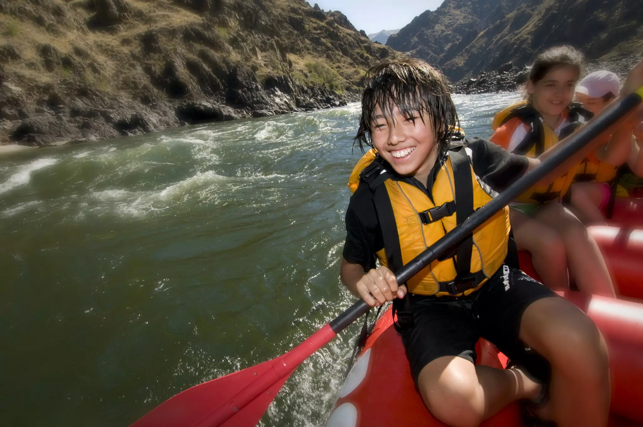 Kids will love river rafting in the US ©Chad Case/Getty Images