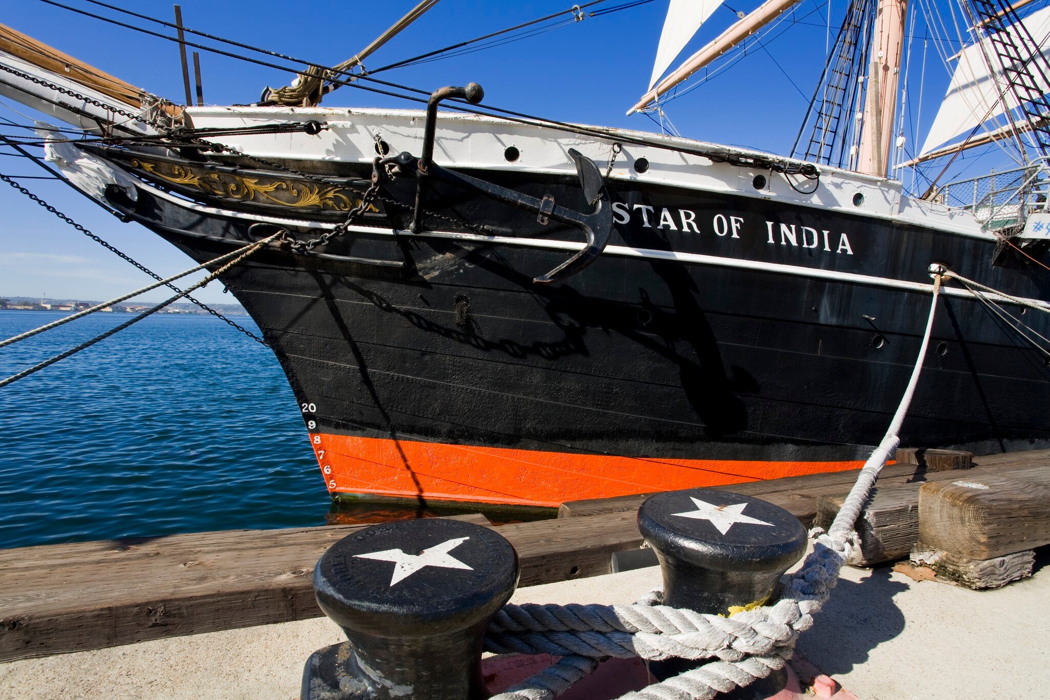 Star of India at the Maritime Museum on the Embarcadero.