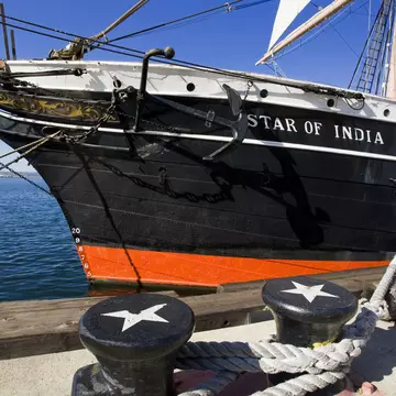 Star of India at the Maritime Museum on the Embarcadero.