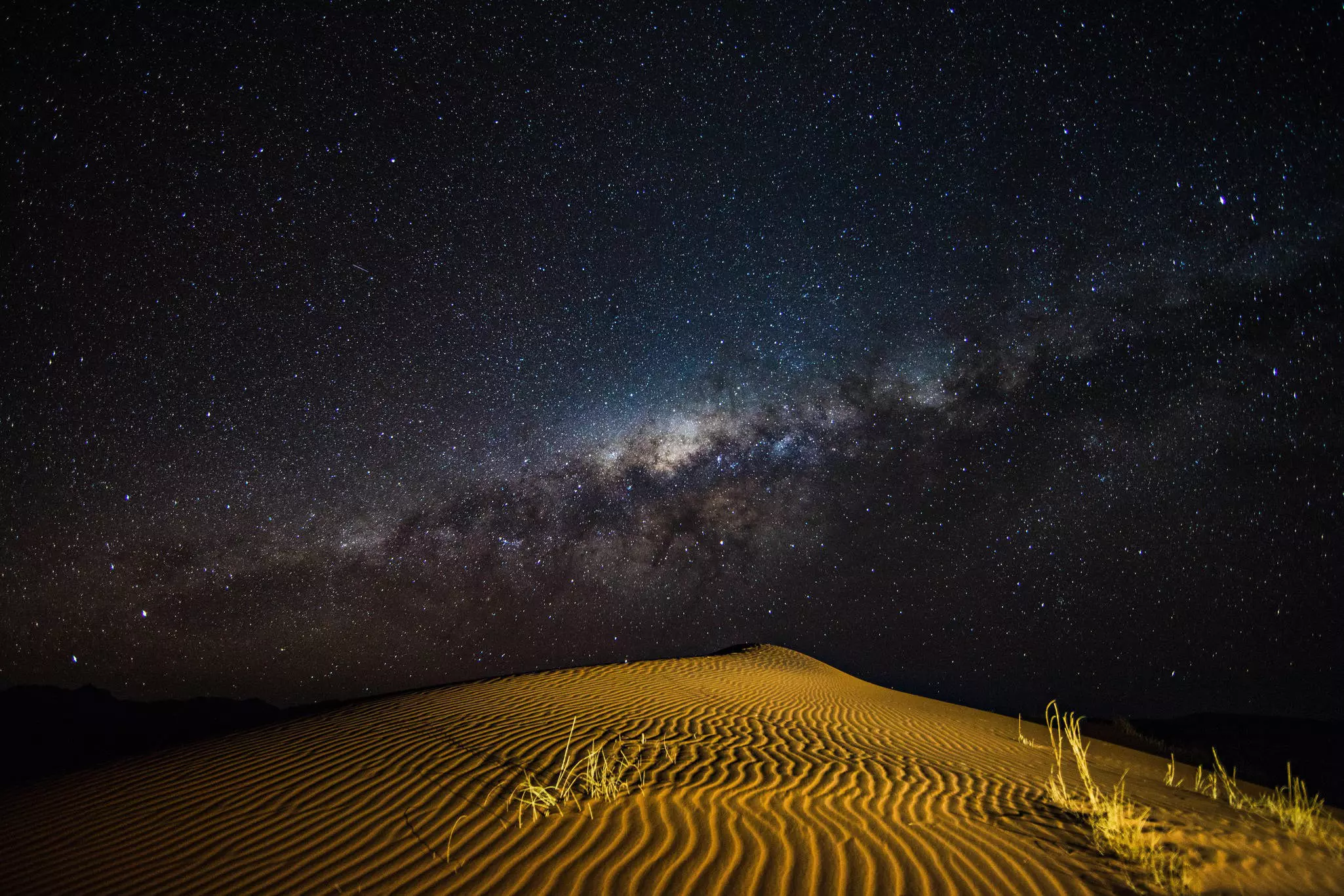 Enjoy the incredible night skies without the crowds in the NamibRand Nature Reserve, Namibia. Jaco Le Roux/Alamy Stock Photo
