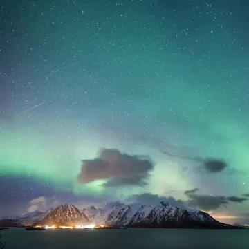 Lofoten, Norway, Norwegian, Islands, Scandinavia
Northern lights, Aurora borealis, near Reine.