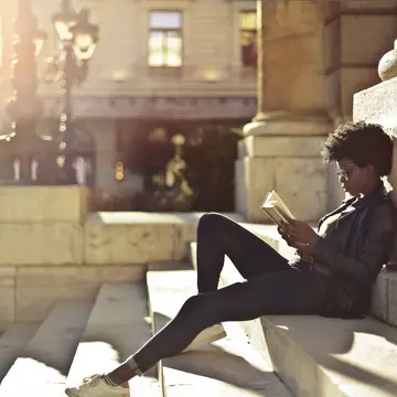 person, woman, reading a book, europe, hungary