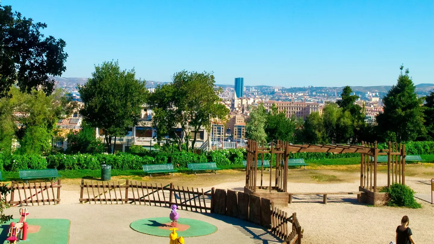 Designed by Varre in the 19th century, the Jardin de la Colline Puget is the oldest public garden in Marseille, Bouches-du-Rhône, France, Europe.