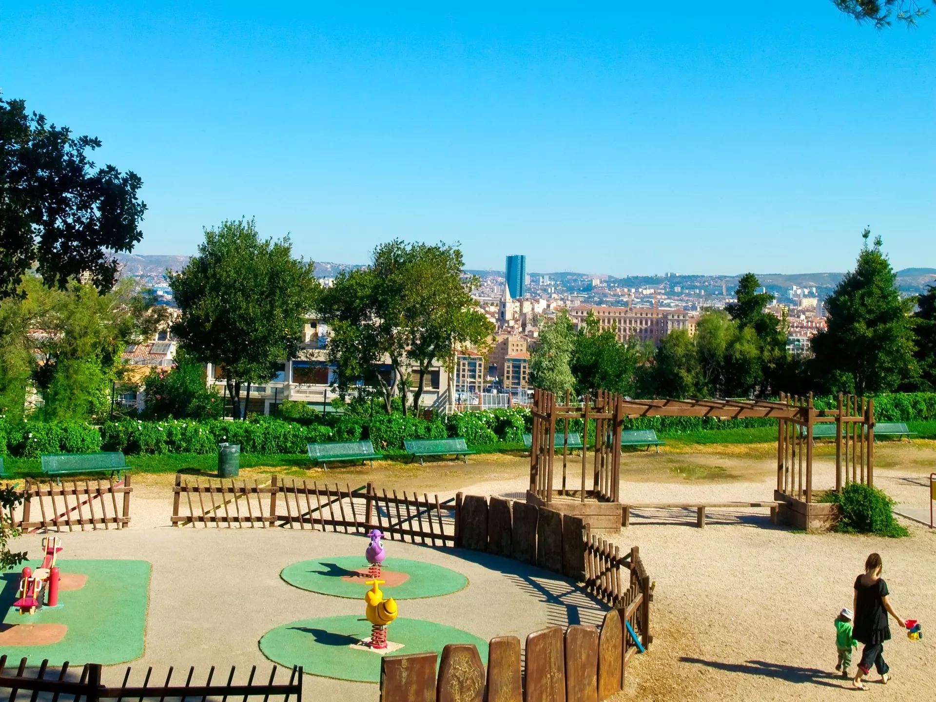 Designed by Varre in the 19th century, the Jardin de la Colline Puget is the oldest public garden in Marseille, Bouches-du-Rhône, France, Europe.