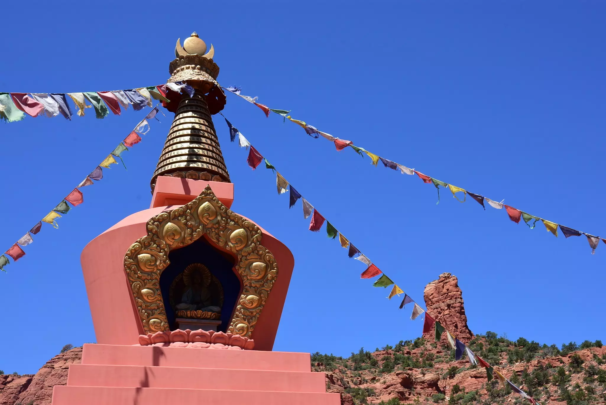 Amitabha Stupa and Peace Park is a spiritual destination in West Sedona © Janet Gyenes / Lonely Planet