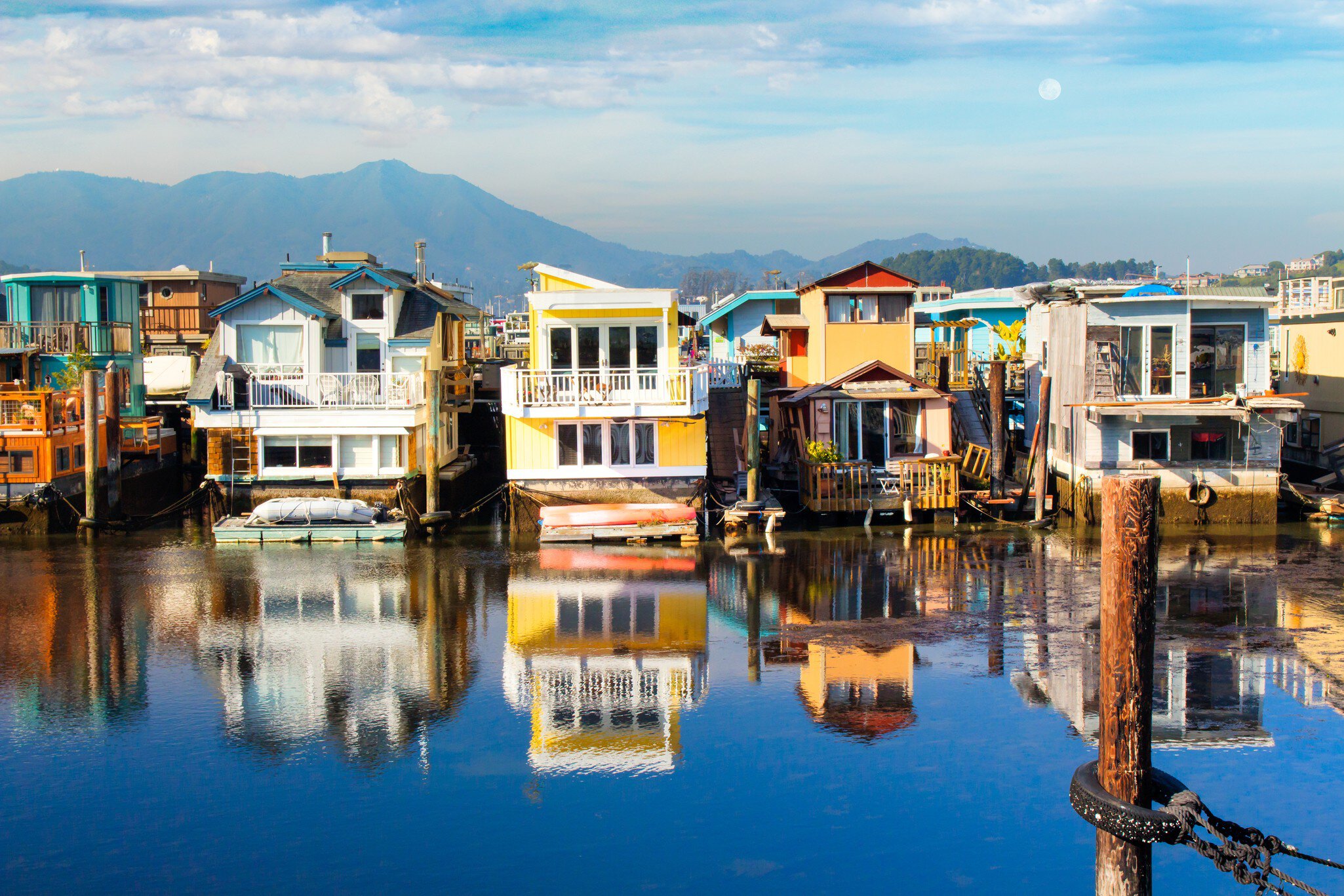 Ships and boats at Sausalito, California