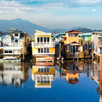 Ships and boats at Sausalito, California