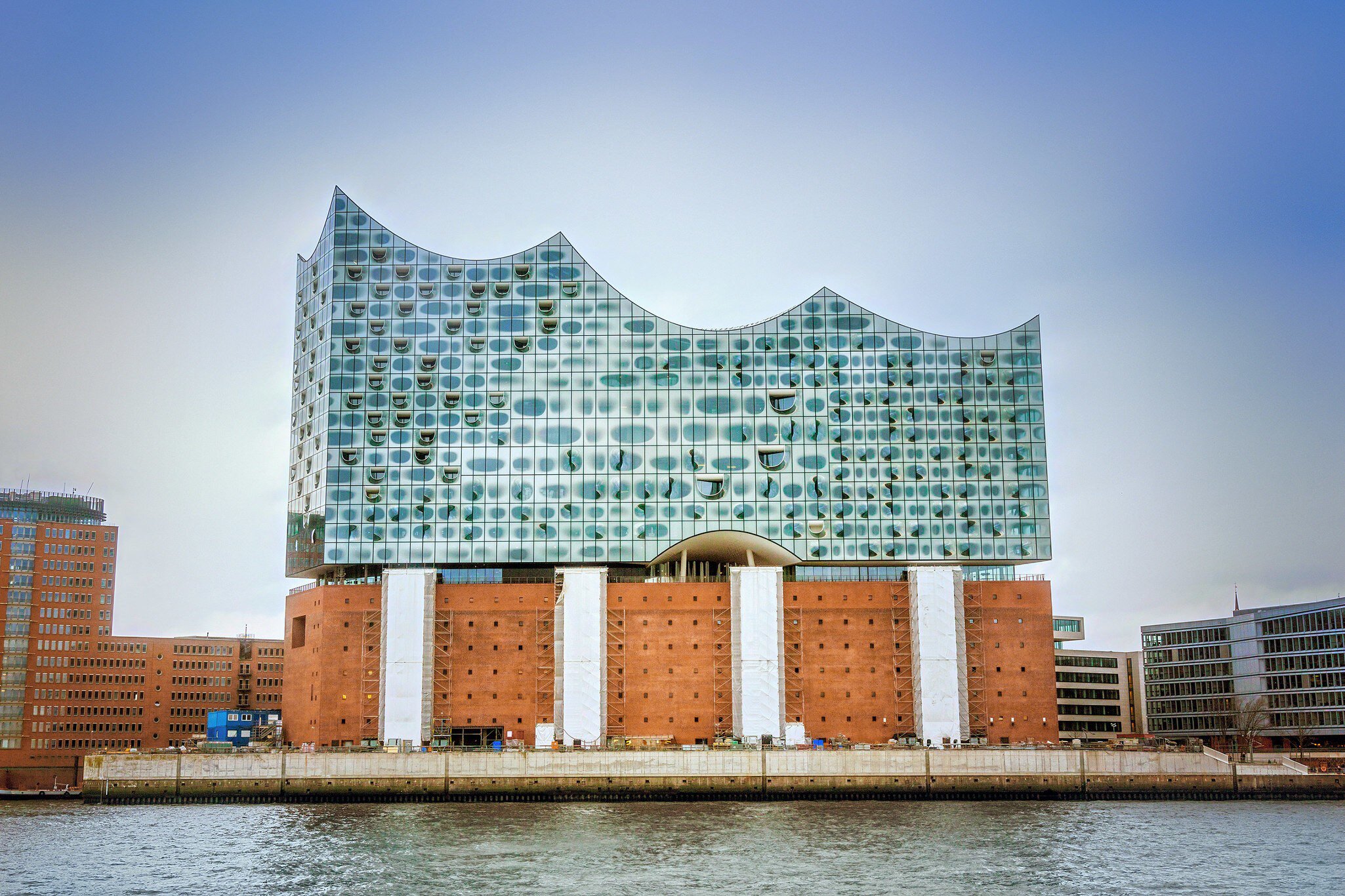 The Elbphilharmonie is a concert hall in the HafenCity district of Hamburg, Germany.