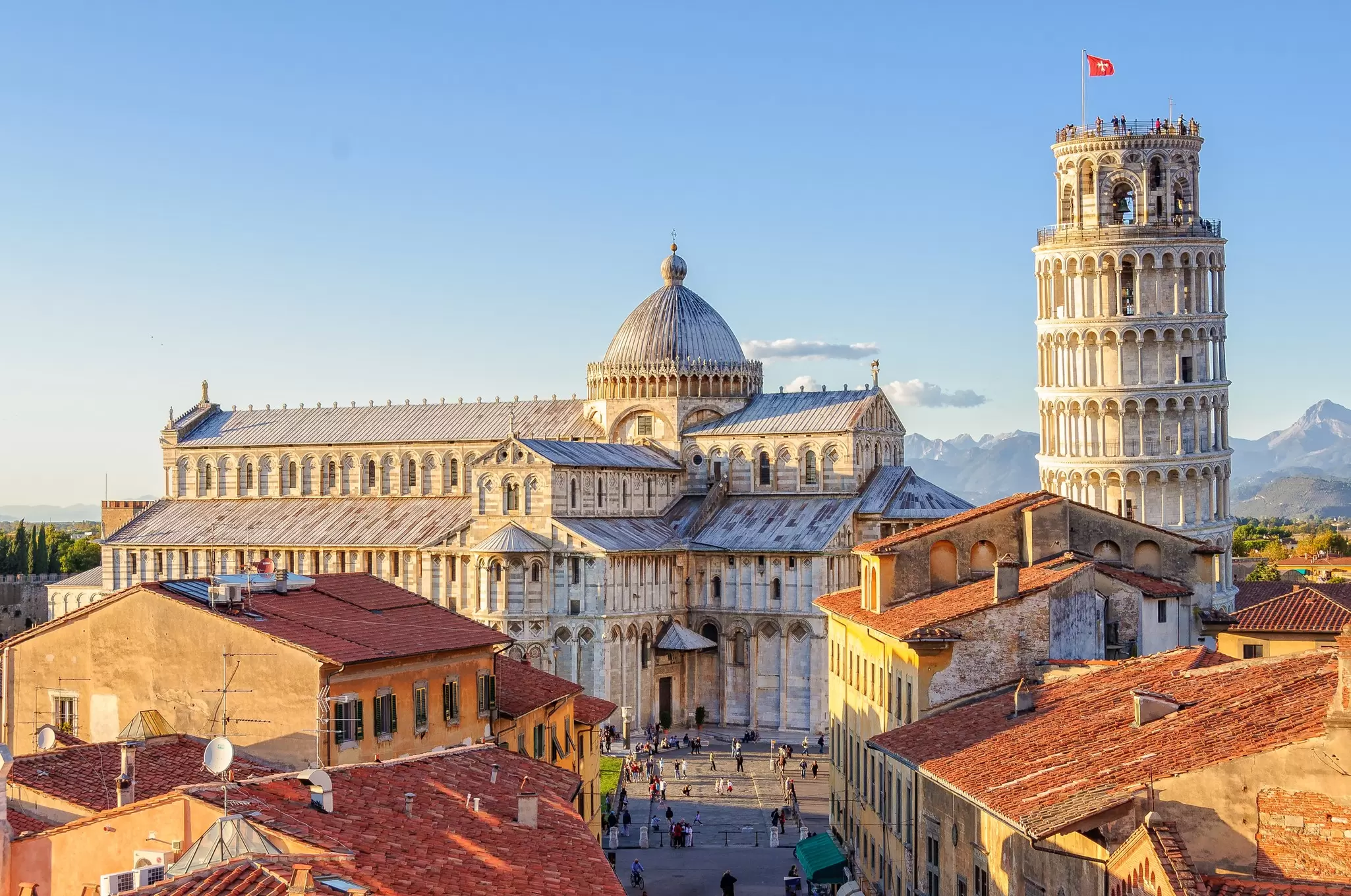 The world-famous marble monuments of Pisa's Piazza dei Miracoli. lkonya/Shutterstock