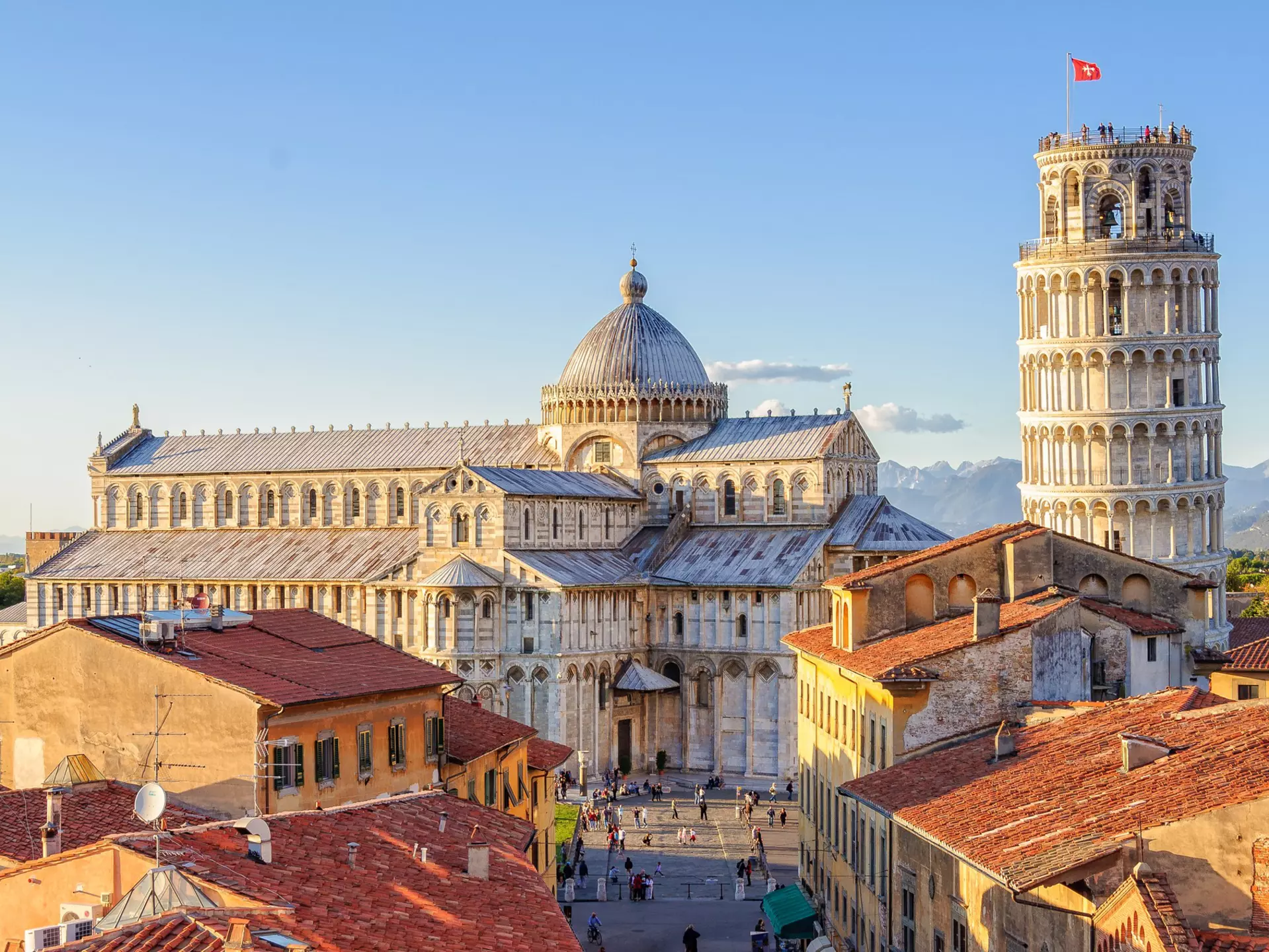 The world-famous marble monuments of Pisa's Piazza dei Miracoli. lkonya/Shutterstock