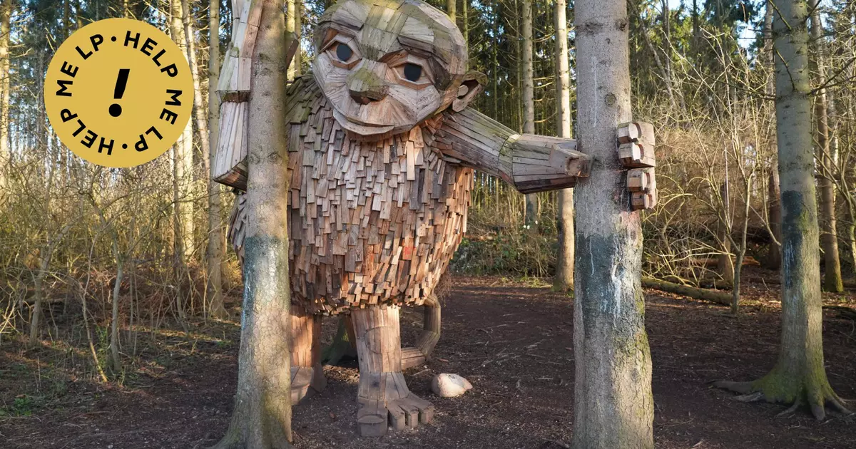 How can I see the Six Forgotten Giants sculptures in Copenhagen