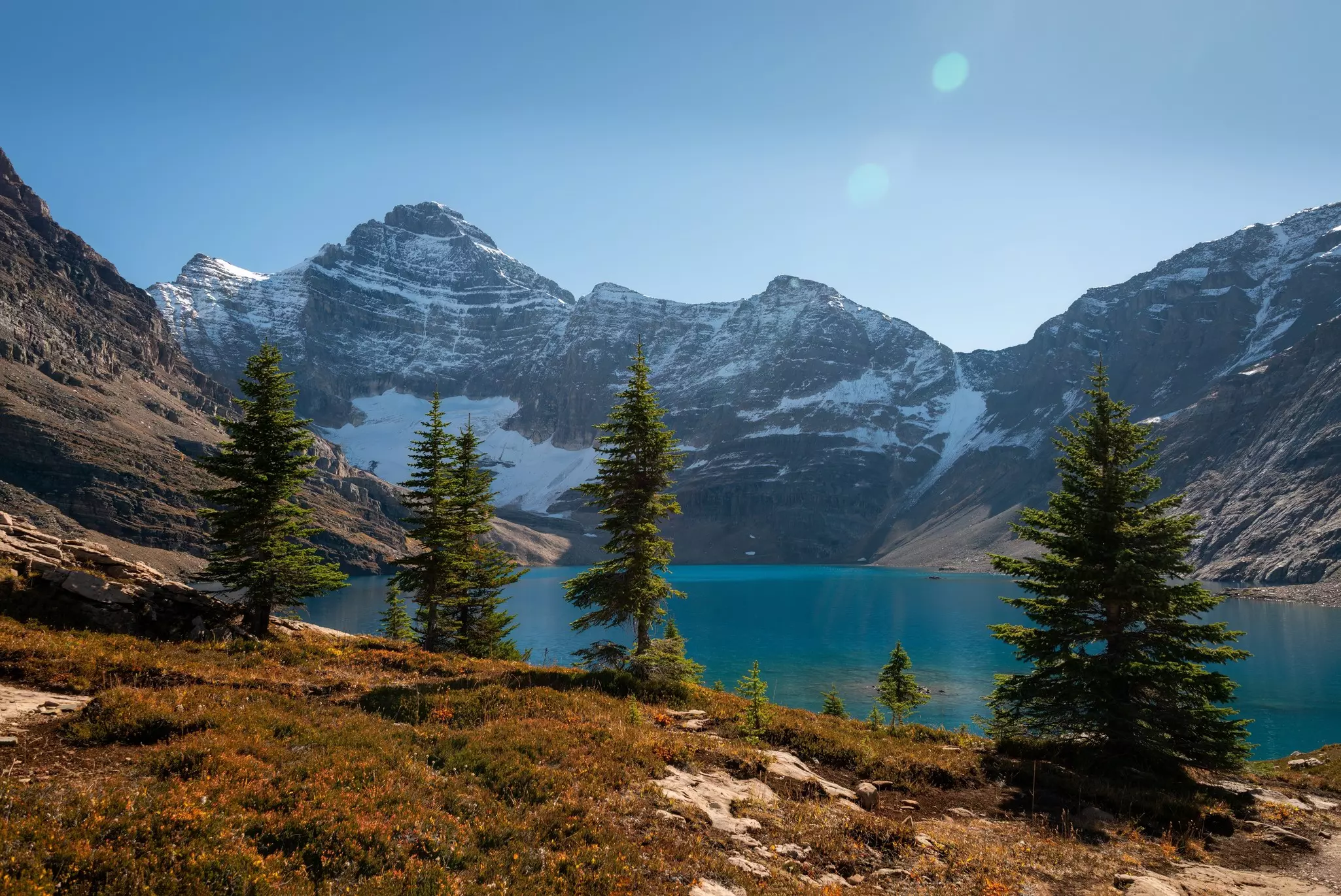 Lake O'Hara to Lake McArthur Trail, Yoho National Park, Canadian Rockies.