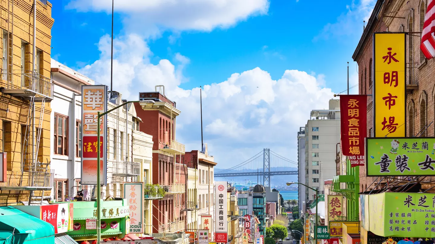 Work up an appetite walking San Francisco's hilly streets, before indulging in dumplings galore in the city's Chinatown. Sean Pavone / Shutterstock