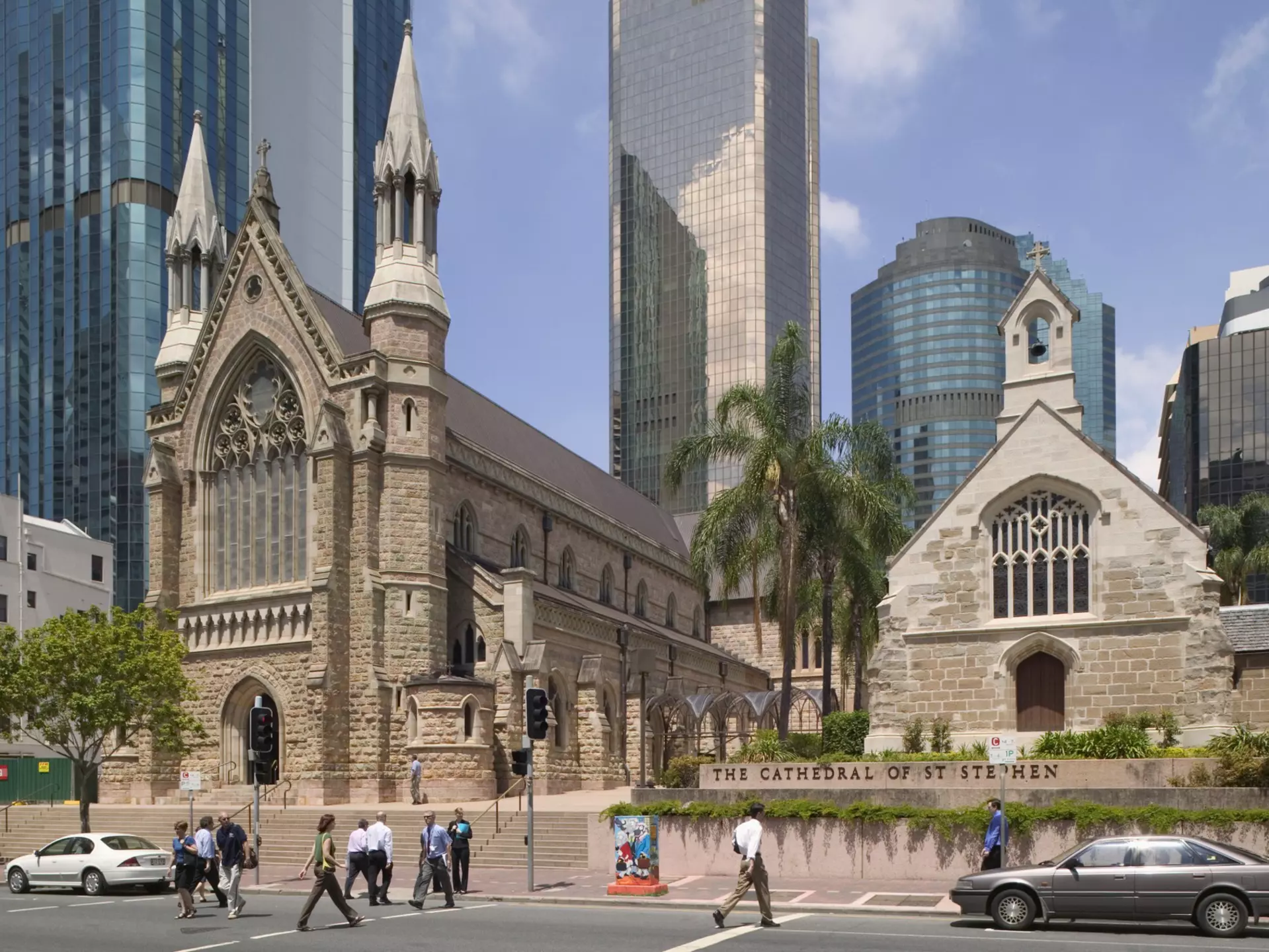 St Stephen's Cathedral in the sunshine in Brisbane
