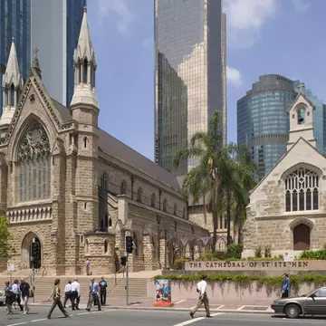 St Stephen's Cathedral in the sunshine in Brisbane