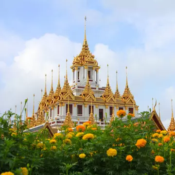 Beautiful Wat Ratchanatdaram in Bangkok, Thailand