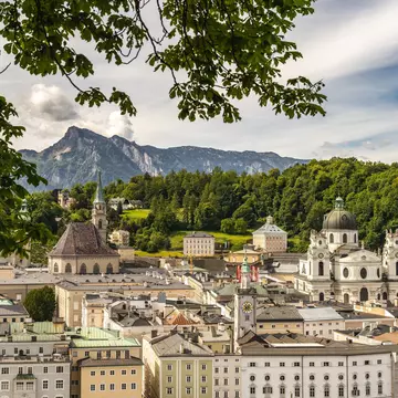 A view over Salzburg, Austria, from the hillside near the Capuchin Monastery. Leanne Irwin/Shutterstock