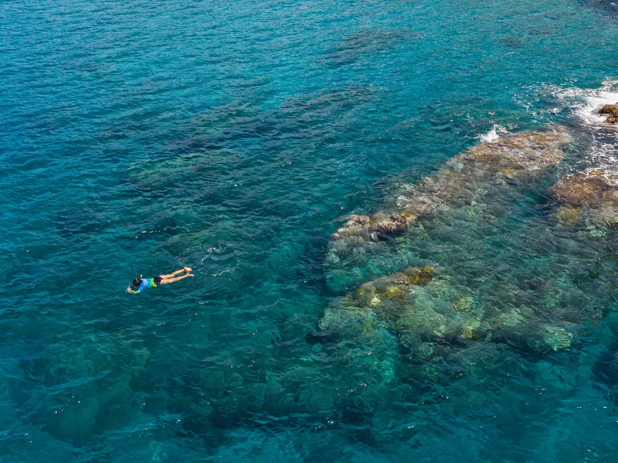 Snorkeling near Woodlands Beach on Montserrat. Nancy Borowick for Lonely Planet