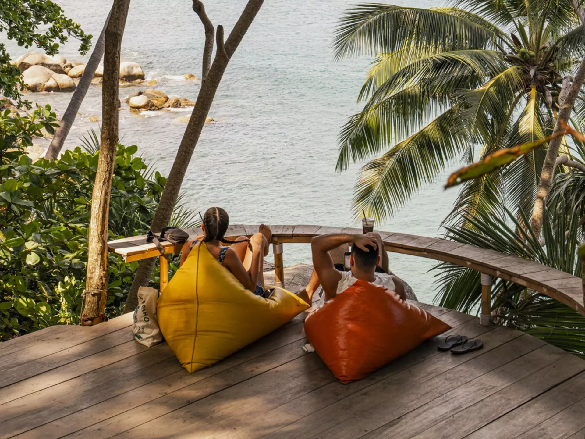BIT 2026
PHUKET, THAILAND. DECEMBER 2024.
A Blanket and a Pillow restaurant and cafe, Phuket.