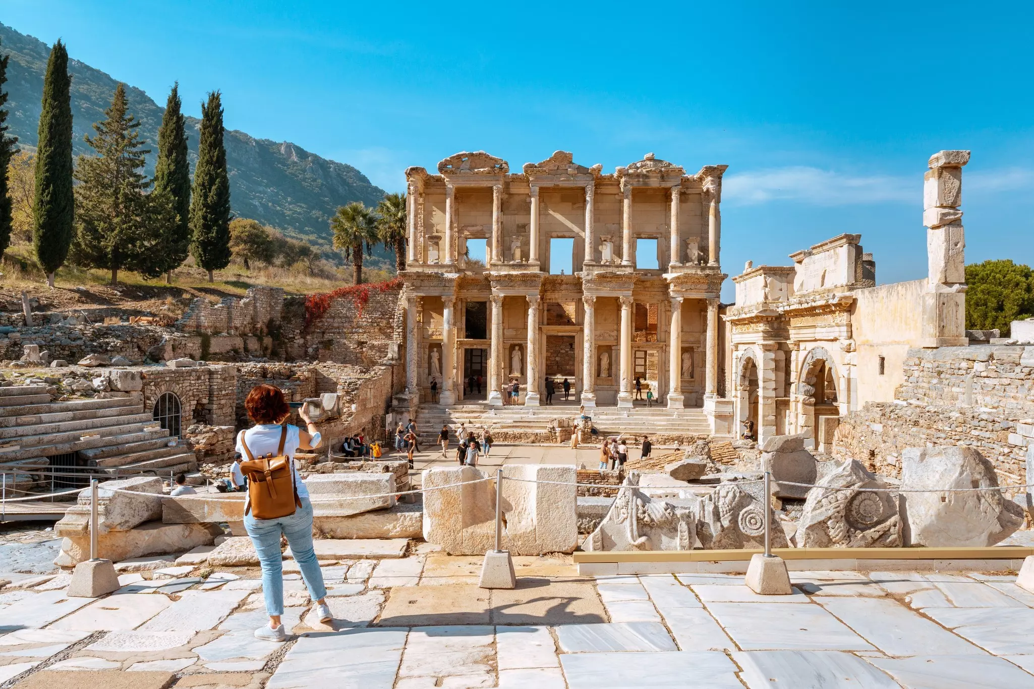The ancient library of Ephesus is an incredible sight. VSenturk/Shutterstock