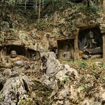 Stone Carvings of Feilai Feng at Lingyin Temple in Hangzhou, License Type: media, Download Time: 2026-08-31T22:40:29.000Z, User: LP_NZhan, Editorial: false, purchase_order: 65050 - Digital Destinations and Articles, job: App Content, client: Lonely Planet App, other: Nadine Zhan